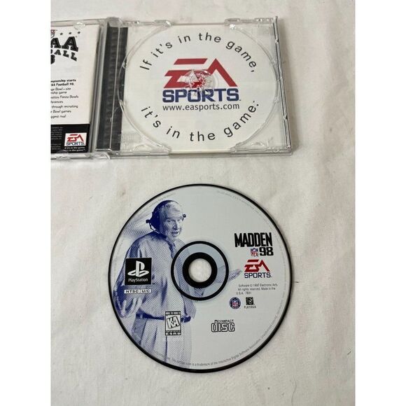 Madden NFL 98- PS1 Complete Playstation Game Tested & Working Clean Disc - Picture 3 of 7